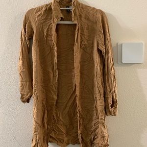 Midi button down dress